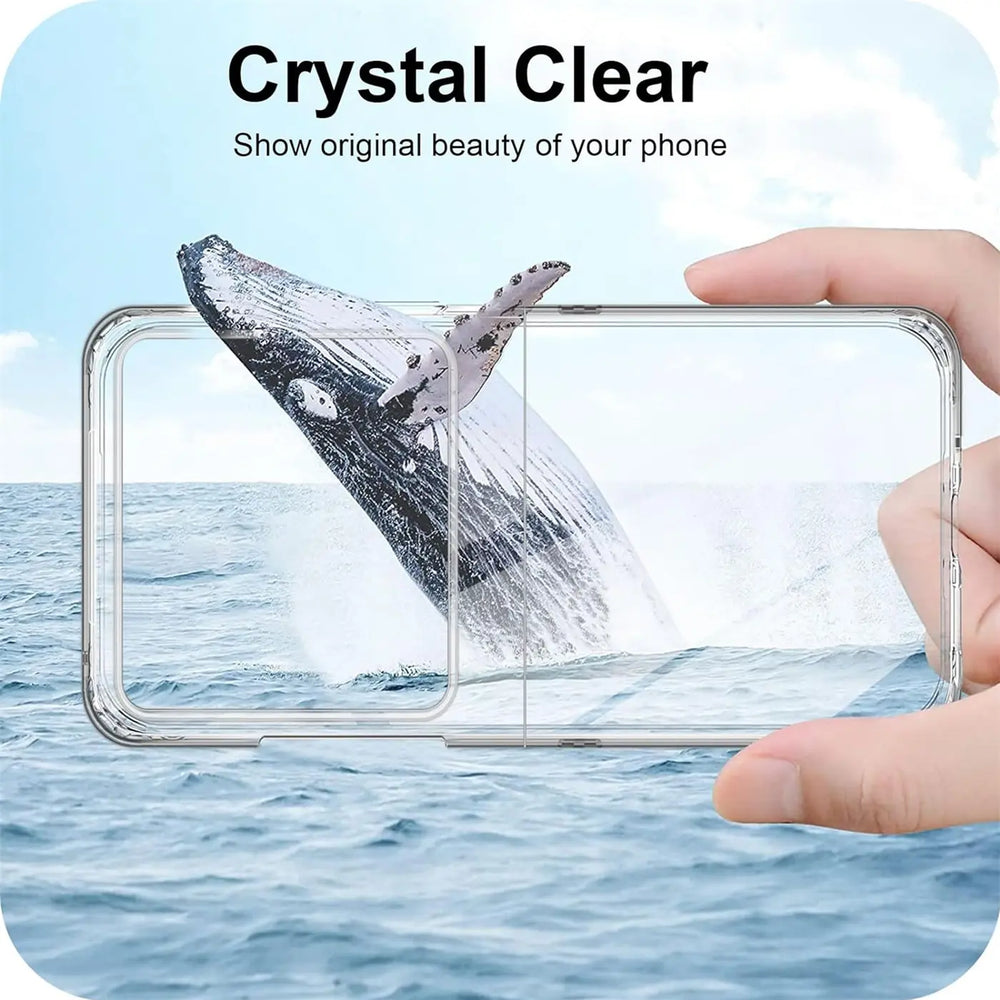 Durchsichtige Handyhülle für Motorola Razr 40 Ultra mit Anti-Vergilbung