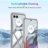 Durchsichtige Handyhülle für Motorola Razr 50 mit Anti-Vergilbung