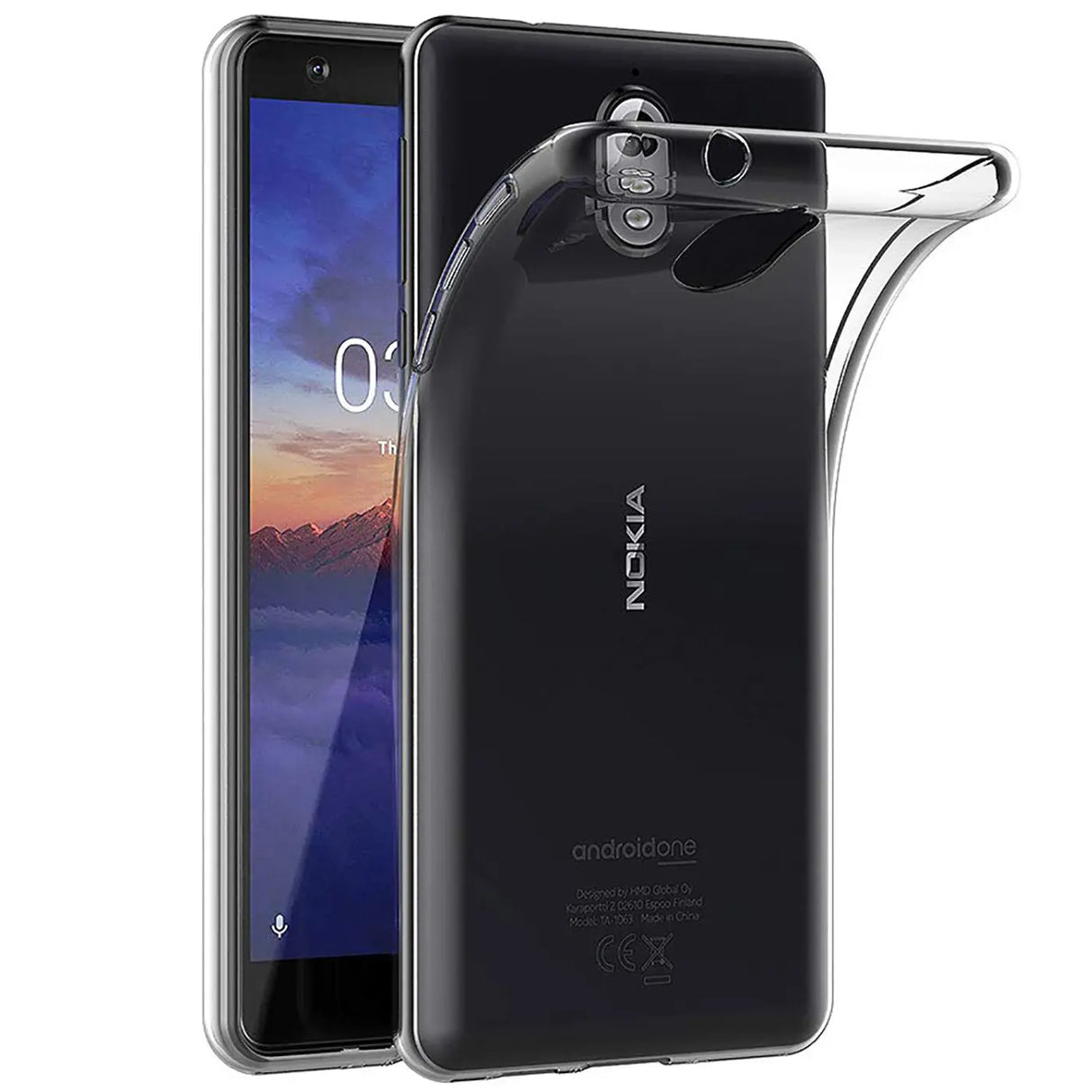 iPhone 11 Pro Max Klapphülle in Transparent mit Kartenfächern und Schutz