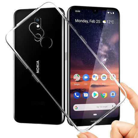Durchsichtige Handyhülle für Nokia 3.2 mit Anti-Vergilbung