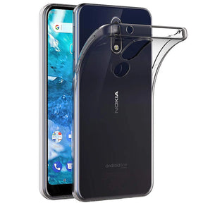 Durchsichtige Handyhülle für Nokia 4.2 mit Anti-Vergilbung