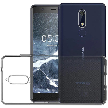 Durchsichtige Handyhülle für Nokia 5.1 mit Anti-Vergilbung