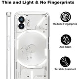 Durchsichtige Handyhülle für Nothing Phone 2 mit Anti-Vergilbung