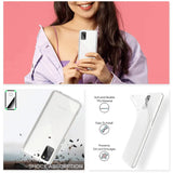 Durchsichtige Handyhülle für Samsung Galaxy A02s mit Anti-Vergilbung