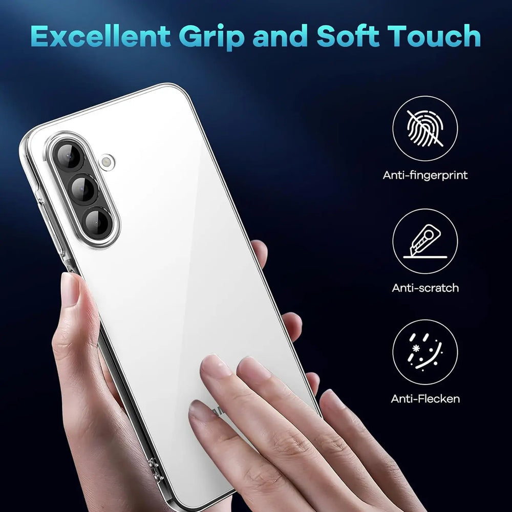 Durchsichtige Handyhülle für Samsung Galaxy A17 5G mit Anti-Vergilbung