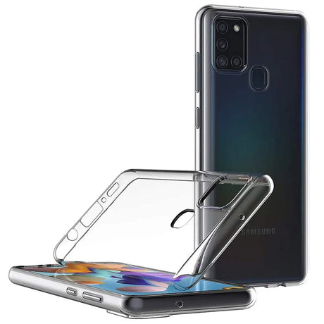 Durchsichtige Handyhülle für Samsung Galaxy A21s mit Anti-Vergilbung