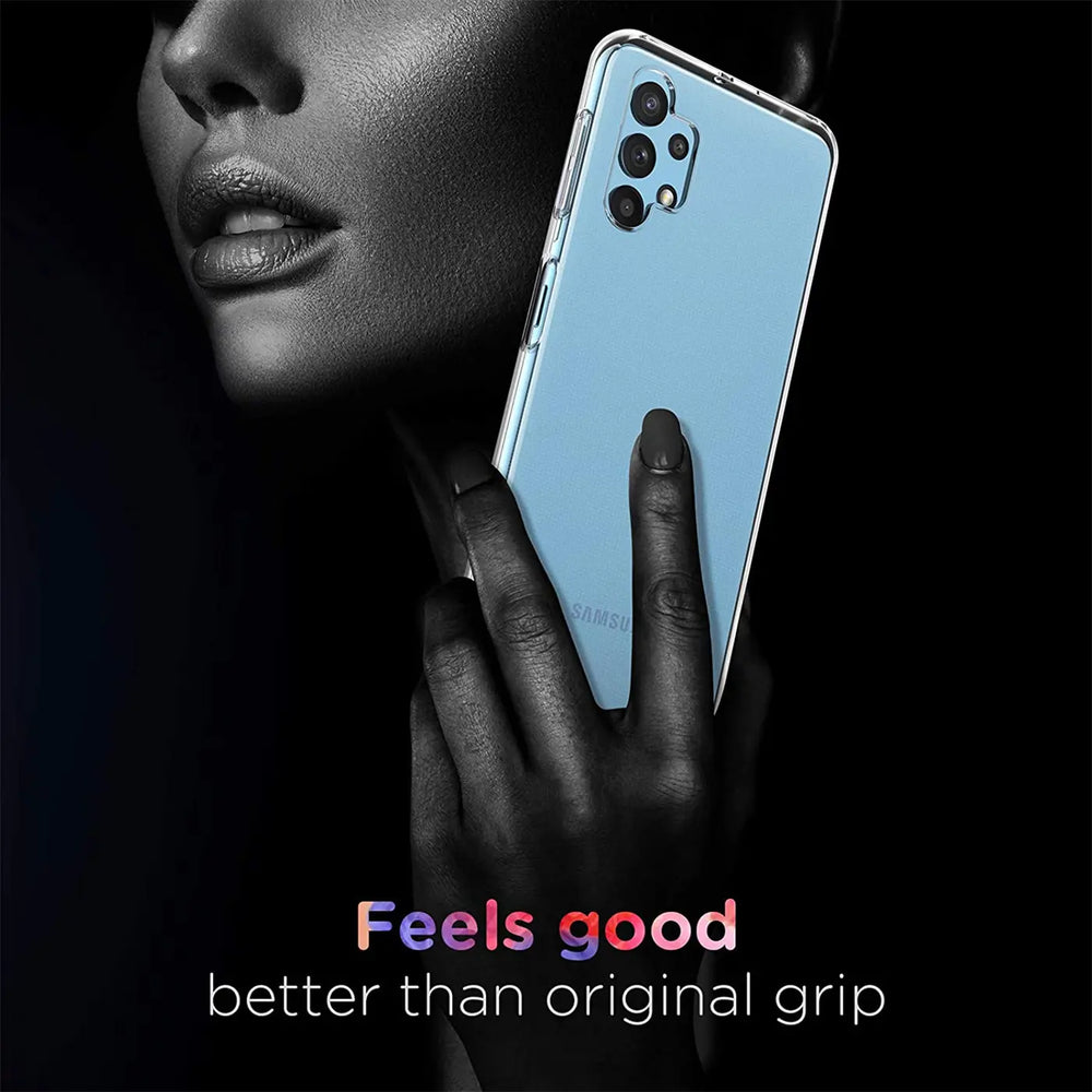 Durchsichtige Handyhülle für Samsung Galaxy A32 5G mit Anti-Vergilbung