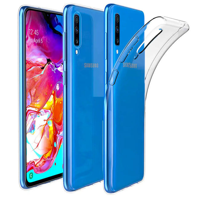 Durchsichtige Handyhülle für Samsung Galaxy A70 / A70s mit Anti-Vergilbung