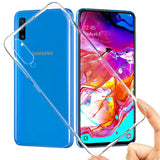 Durchsichtige Handyhülle für Samsung Galaxy A70 / A70s mit Anti-Vergilbung