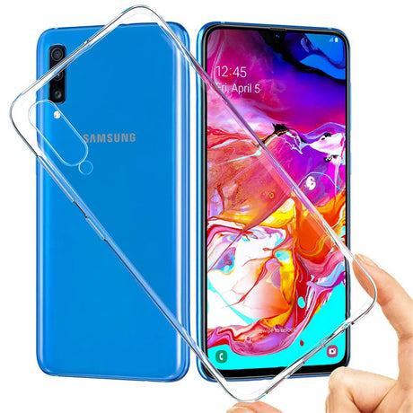 Durchsichtige Handyhülle für Samsung Galaxy A70 / A70s mit Anti-Vergilbung