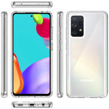 Durchsichtige Handyhülle für Samsung Galaxy A72 mit Anti-Vergilbung
