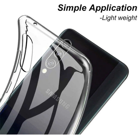 Durchsichtige Handyhülle für Samsung Galaxy A90 5G mit Anti-Vergilbung