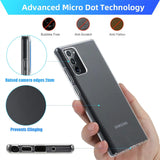 Durchsichtige Handyhülle für Samsung Galaxy Note 20 mit Anti-Vergilbung