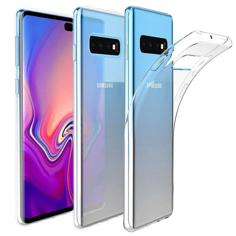 Durchsichtige Handyhülle für Samsung Galaxy S10 Plus mit Anti-Vergilbung