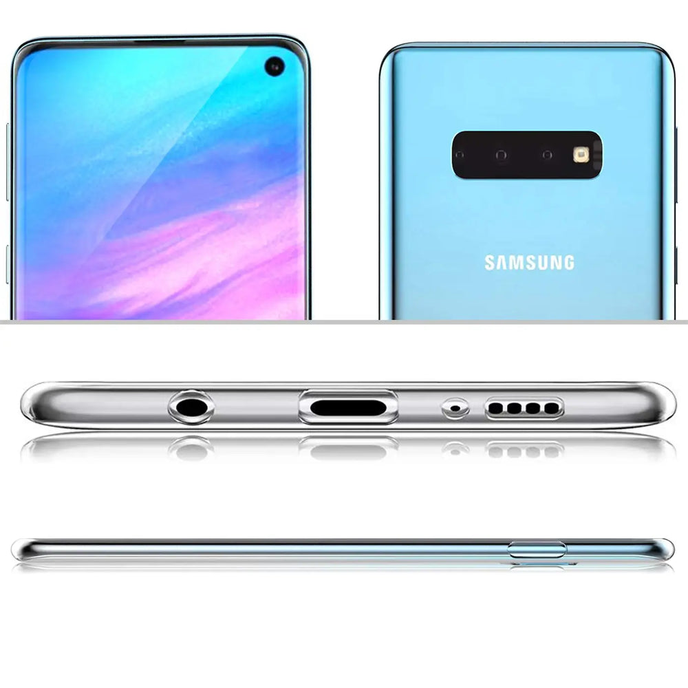 Durchsichtige Handyhülle für Samsung Galaxy S10E mit Anti-Vergilbung