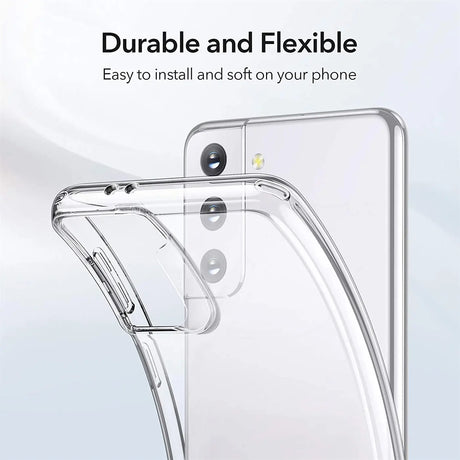 Durchsichtige Handyhülle für Samsung Galaxy S21 FE mit Anti-Vergilbung