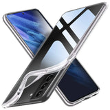 Durchsichtige Handyhülle für Samsung Galaxy S21 Plus mit Anti-Vergilbung