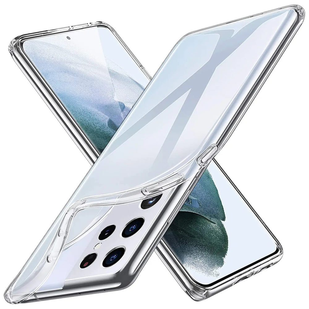 Durchsichtige Handyhülle für Samsung Galaxy S21 Ultra mit Anti-Vergilbung