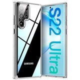 Durchsichtige Handyhülle für Samsung Galaxy S22 Ultra mit Anti-Vergilbung