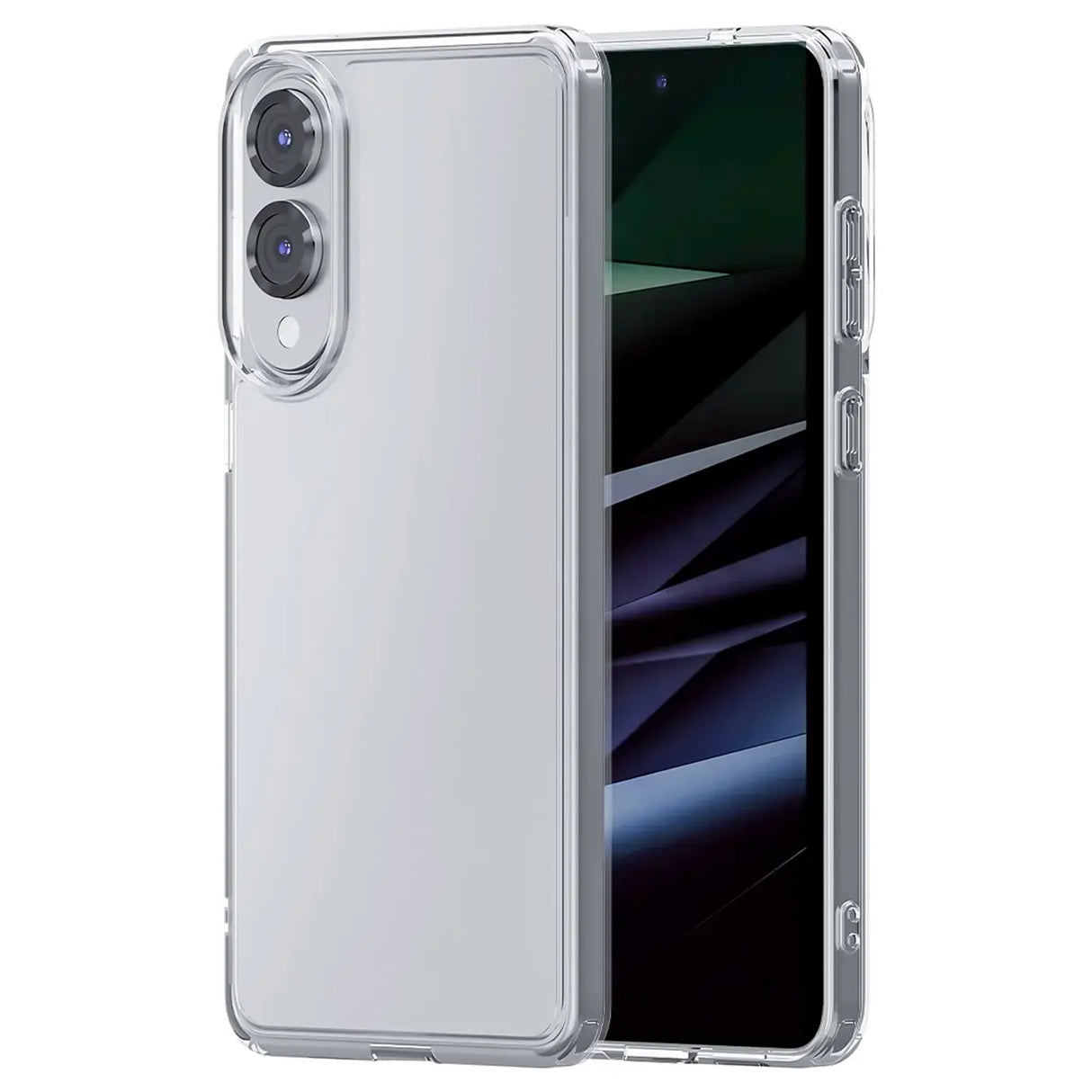 Durchsichtige Handyhülle für Samsung Galaxy S25 Edge mit Anti-Vergilbung