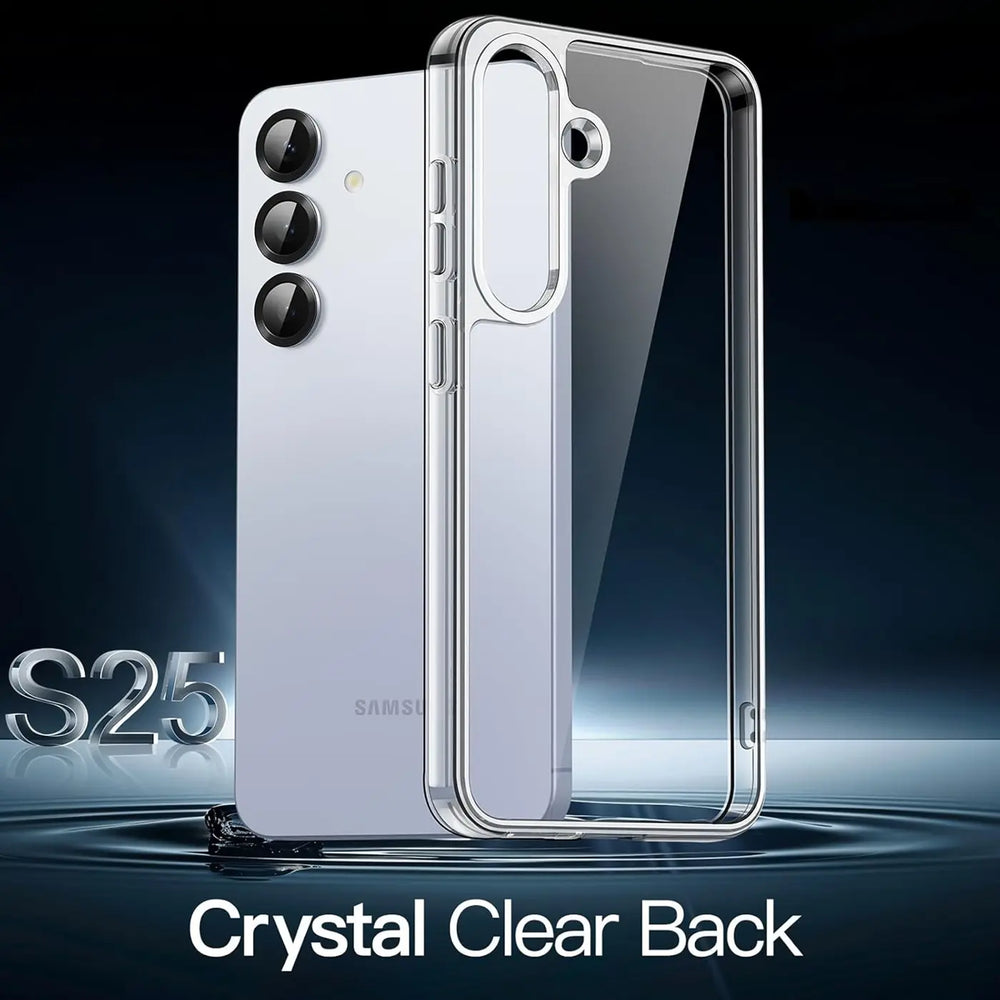 Durchsichtige Handyhülle für Samsung Galaxy S25+ mit Anti-Vergilbung