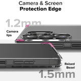 Durchsichtige Handyhülle für Samsung Galaxy S25 Ultra mit Anti-Vergilbung