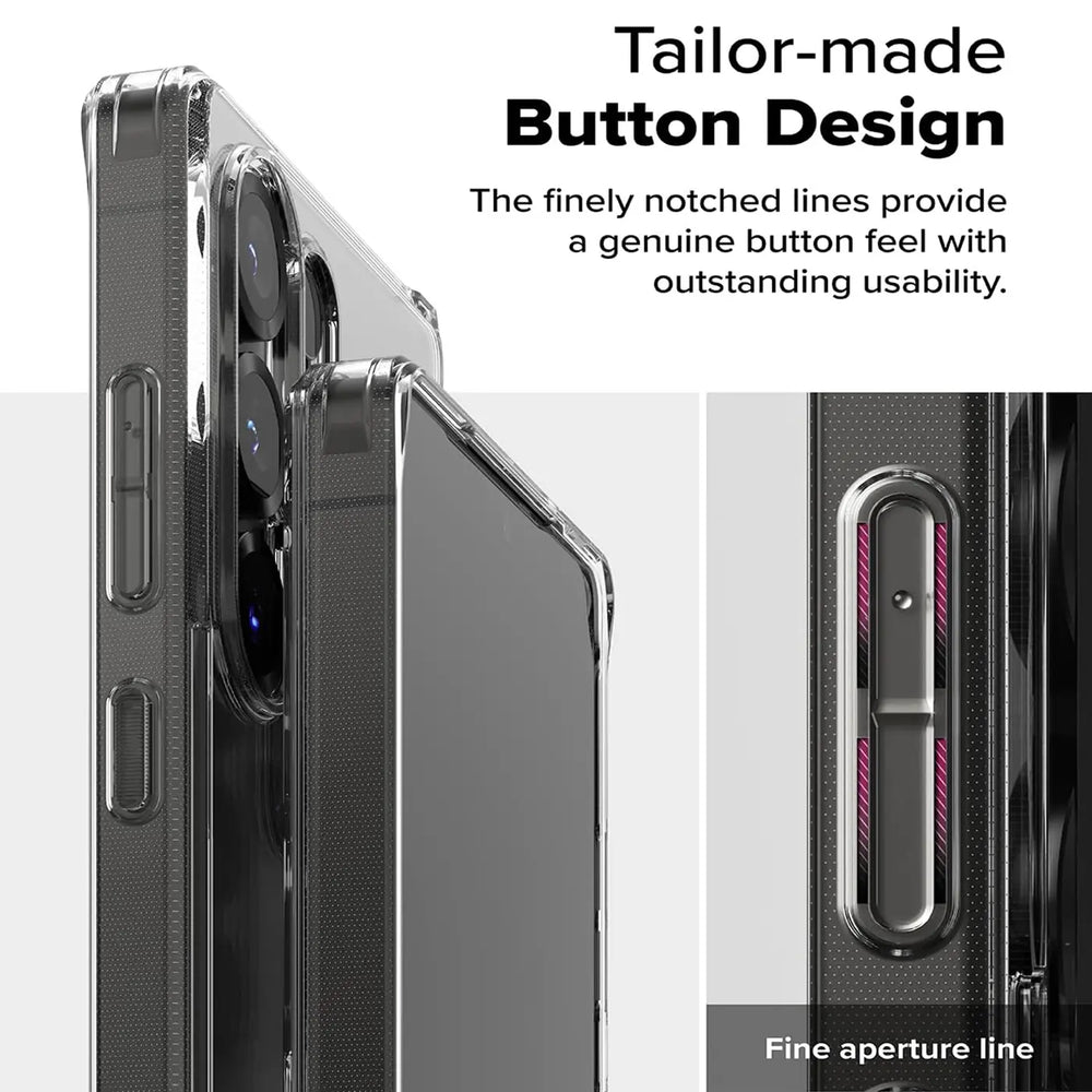 Durchsichtige Handyhülle für Samsung Galaxy S25 Ultra mit Anti-Vergilbung