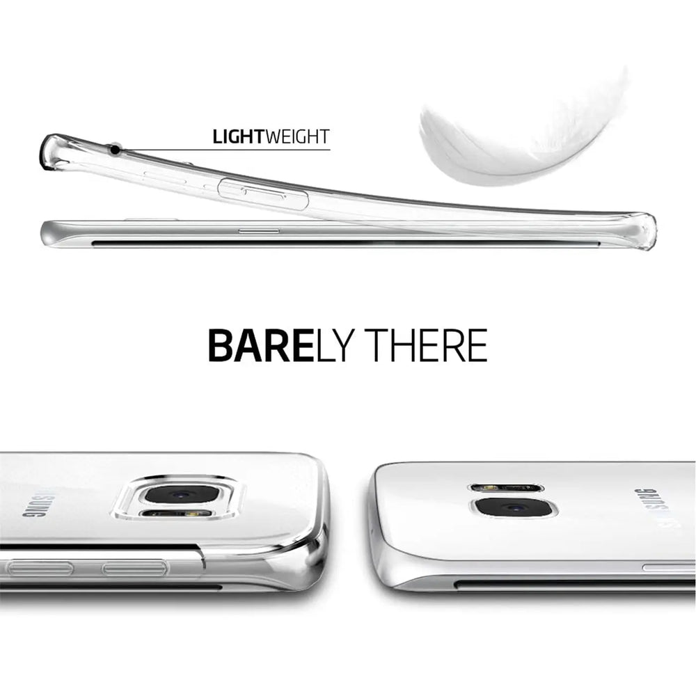 Durchsichtige Handyhülle für Samsung Galaxy S7 Edge mit Anti-Vergilbung