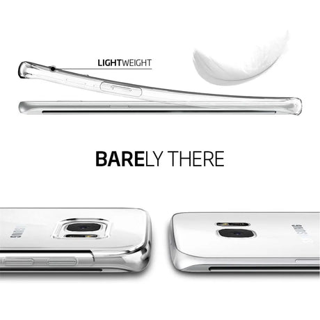 Durchsichtige Handyhülle für Samsung Galaxy S7 Edge mit Anti-Vergilbung