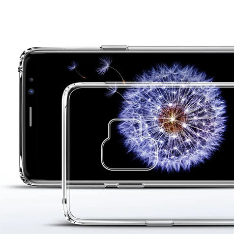 Durchsichtige Handyhülle für Samsung Galaxy S9 Plus mit Anti-Vergilbung