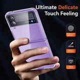 Durchsichtige Handyhülle für Samsung Galaxy Z FLIP 3 mit Anti-Vergilbung