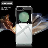 Durchsichtige Handyhülle für Samsung Galaxy Z Flip 6 mit Anti-Vergilbung