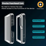 Durchsichtige Handyhülle für Samsung Galaxy Z Flip 6 mit Anti-Vergilbung