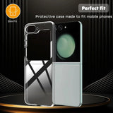 Durchsichtige Handyhülle für Samsung Galaxy Z Flip 6 mit Anti-Vergilbung