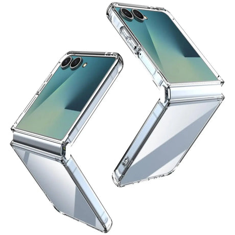 Durchsichtige Handyhülle für Samsung Galaxy Z FLIP 7 mit Anti-Vergilbung