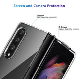 Durchsichtige Handyhülle für Samsung Galaxy Z FOLD 3 mit Anti-Vergilbung