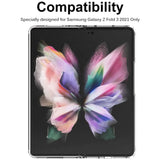 Durchsichtige Handyhülle für Samsung Galaxy Z FOLD 3 mit Anti-Vergilbung