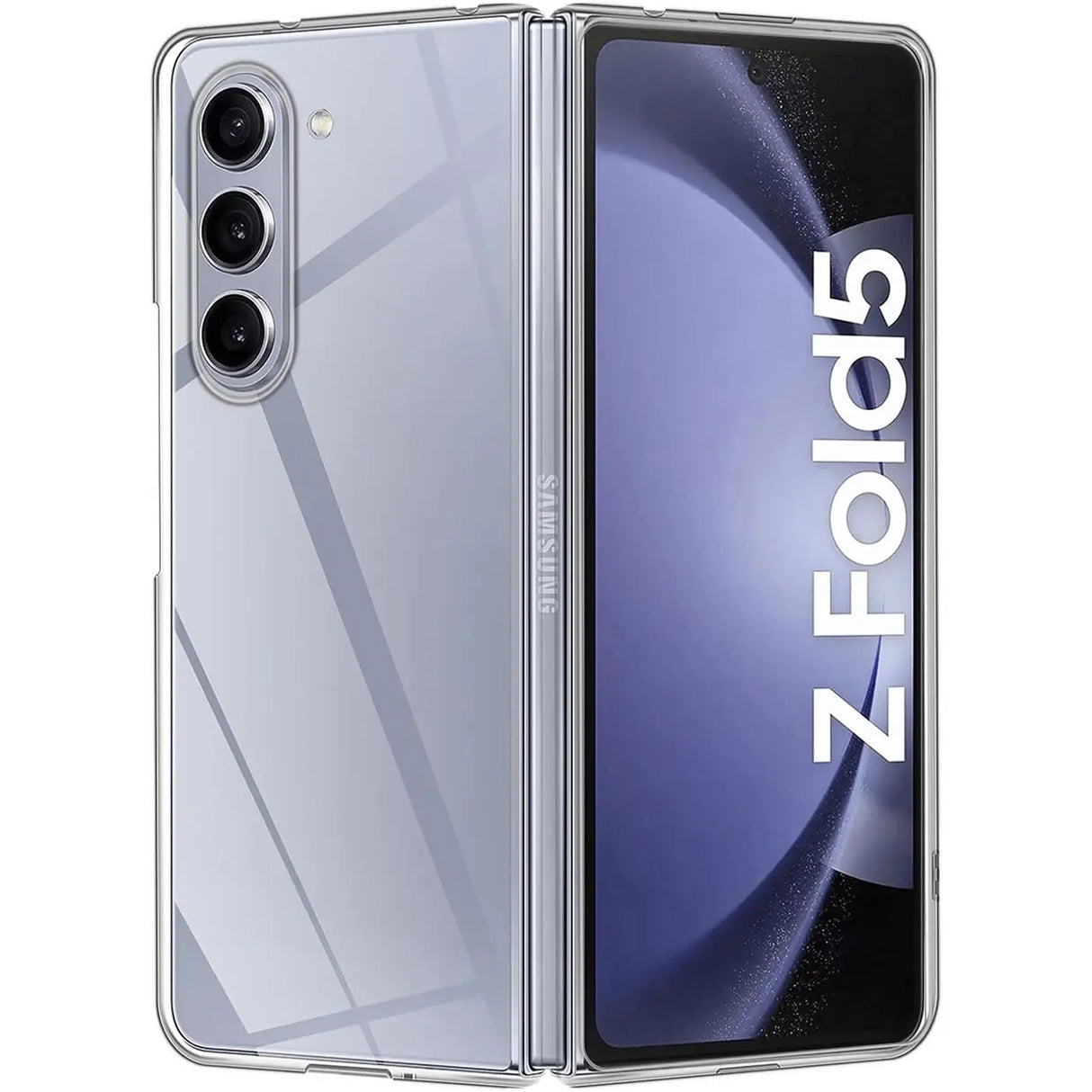 Durchsichtige Handyhülle für Samsung Galaxy Z FOLD 5 mit Anti-Vergilbung