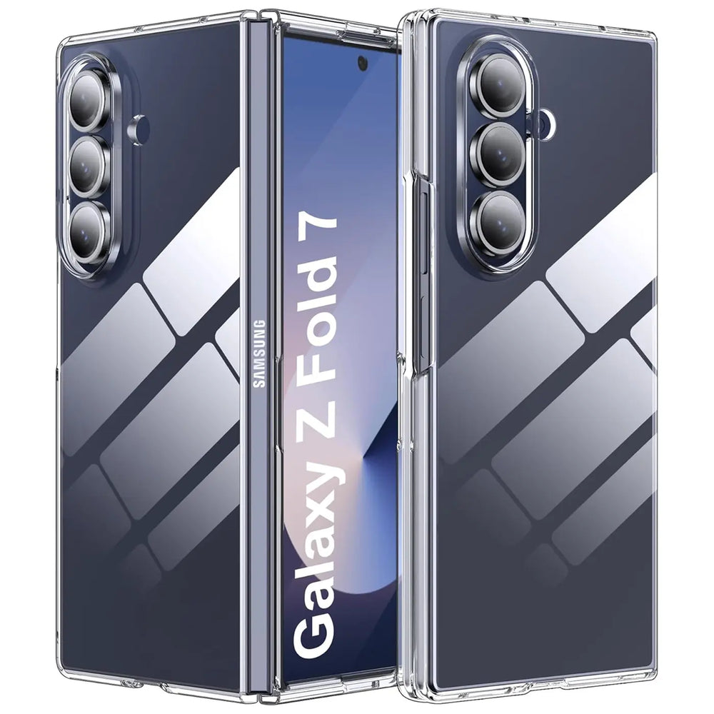Durchsichtige Handyhülle für Samsung Galaxy Z FOLD 7 mit Anti-Vergilbung