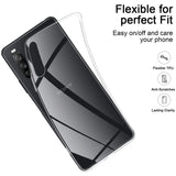 Durchsichtige Handyhülle für Sony Xperia 10 IV mit Anti-Vergilbung