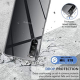 Durchsichtige Handyhülle für Sony Xperia 10 V mit Anti-Vergilbung