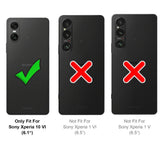 Durchsichtige Handyhülle für Sony Xperia 10 VI mit Anti-Vergilbung