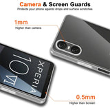 Durchsichtige Handyhülle für Sony Xperia 10 VI mit Anti-Vergilbung