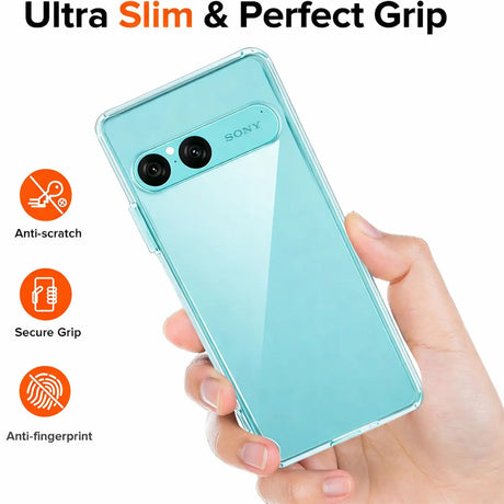 Durchsichtige Handyhülle für Sony Xperia 10 VII mit Anti-Vergilbung