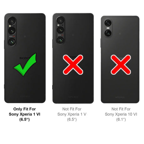 Durchsichtige Handyhülle für Sony Xperia 1 VI mit Anti-Vergilbung