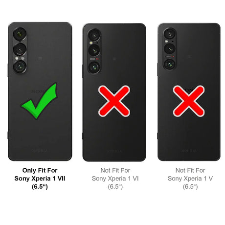 Durchsichtige Handyhülle für Sony Xperia 1 VII mit Anti-Vergilbung