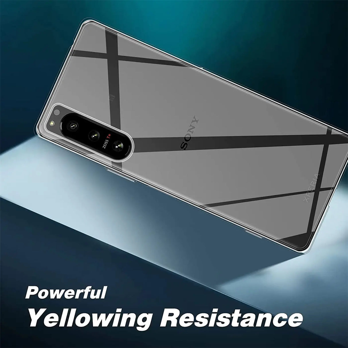 Durchsichtige Handyhülle für Sony Xperia 5 IV mit Anti-Vergilbung