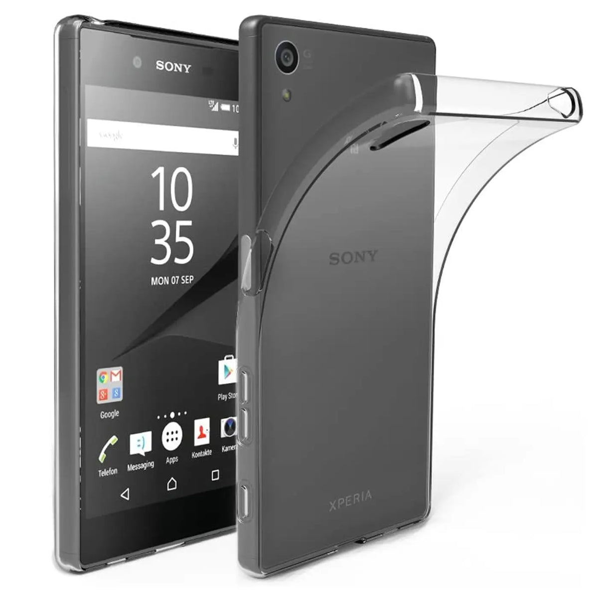 Durchsichtige Handyhülle für Sony Xperia M4 Aqua mit Anti-Vergilbung