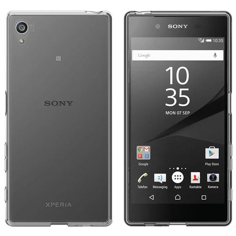 Durchsichtige Handyhülle für Sony Xperia M4 Aqua mit Anti-Vergilbung