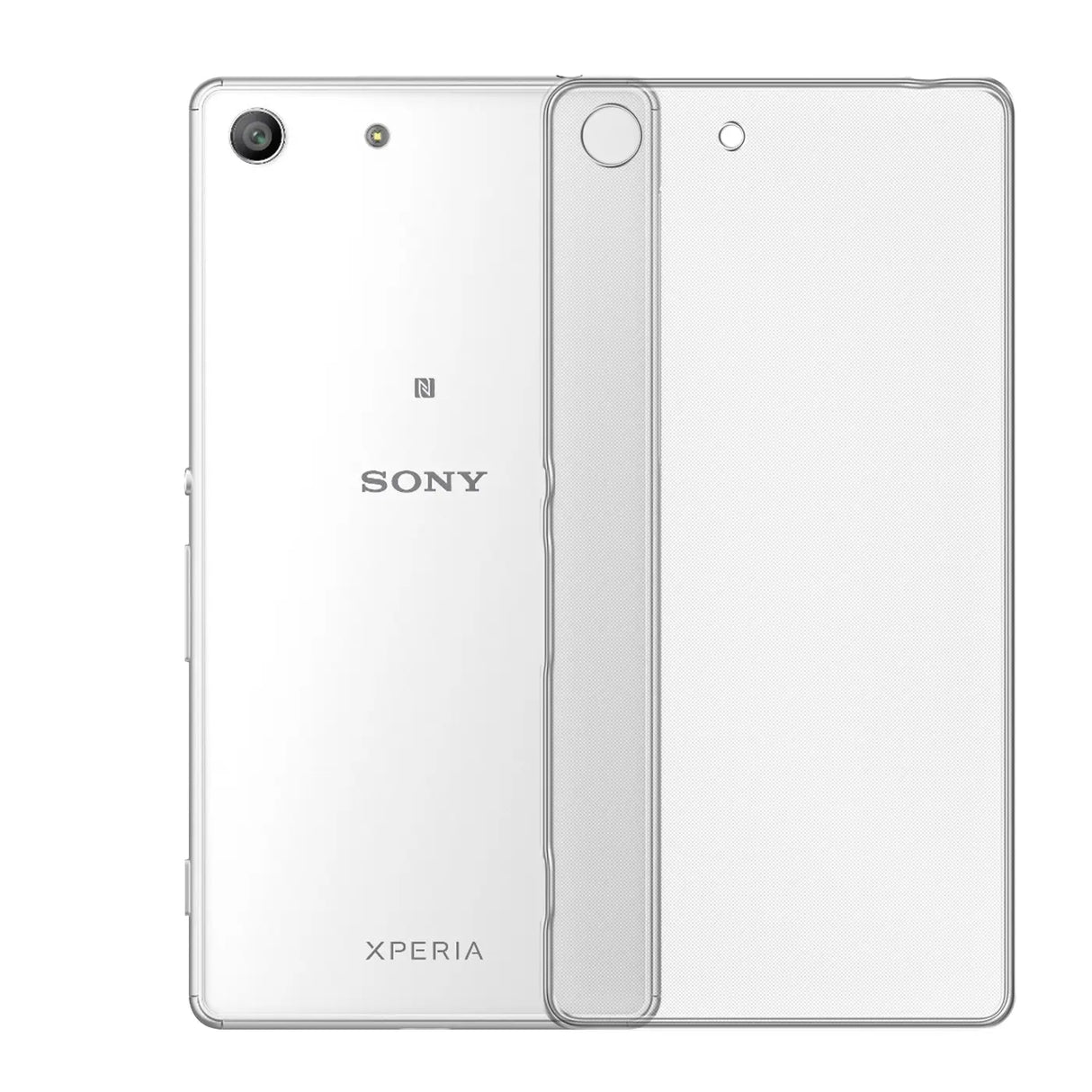 Durchsichtige Handyhülle für Sony Xperia M5 mit Anti-Vergilbung